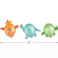 Dino-Mite Latex Balloon Decorating Kit - Set of 6