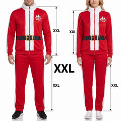 Santa Claus Tracksuit Costume - Adult XXL