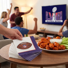 NFL Super Bowl LVIII Luncheon Napkins - 6.5 In. x 6.5 In.
