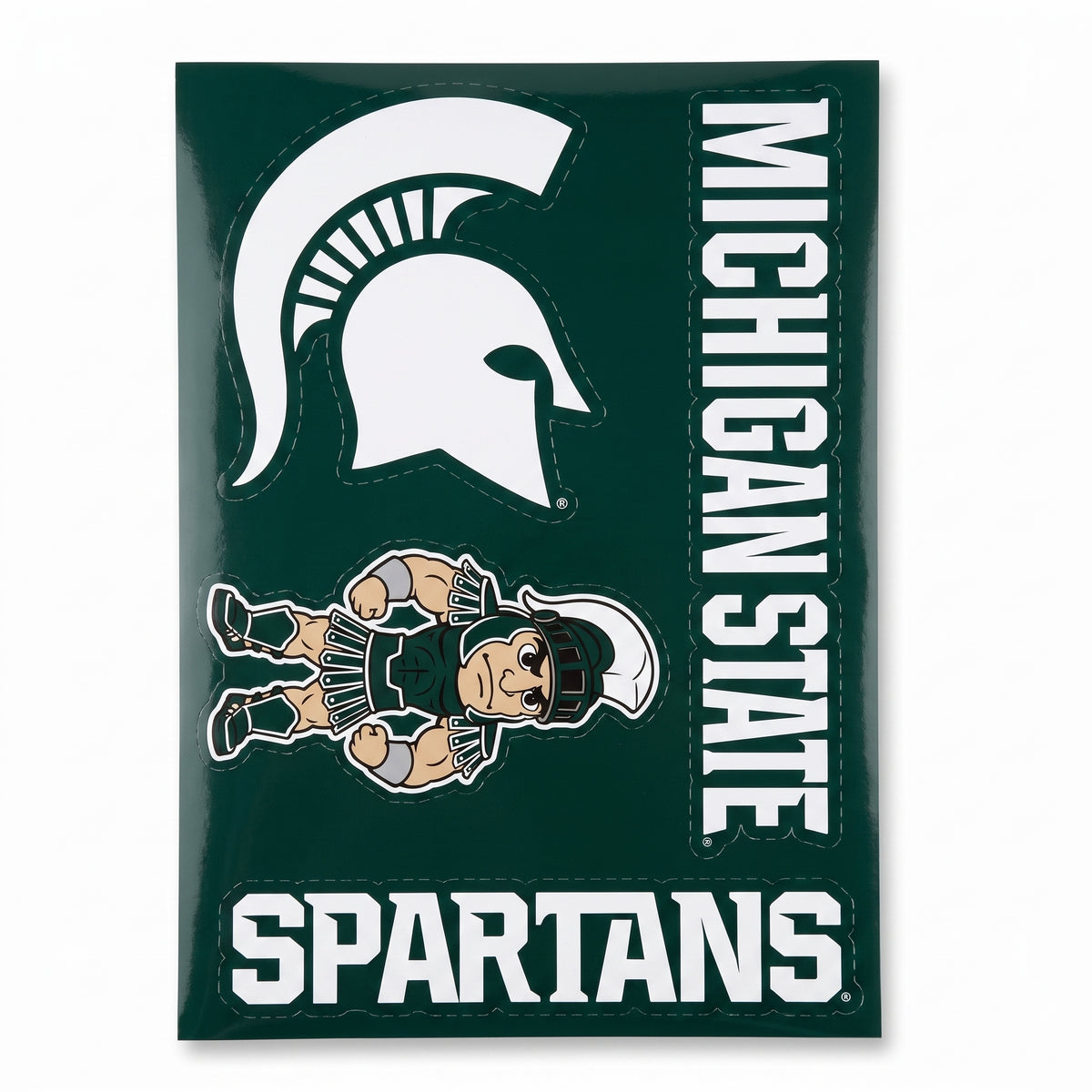 Michigan State Spartans 11x17 Inch Decal Sheet