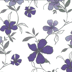 Lilac Flowers Printed Paper Napkins - 20 Ct.| Case of 72