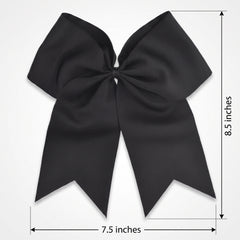Oversized Black Bow Tie Headband