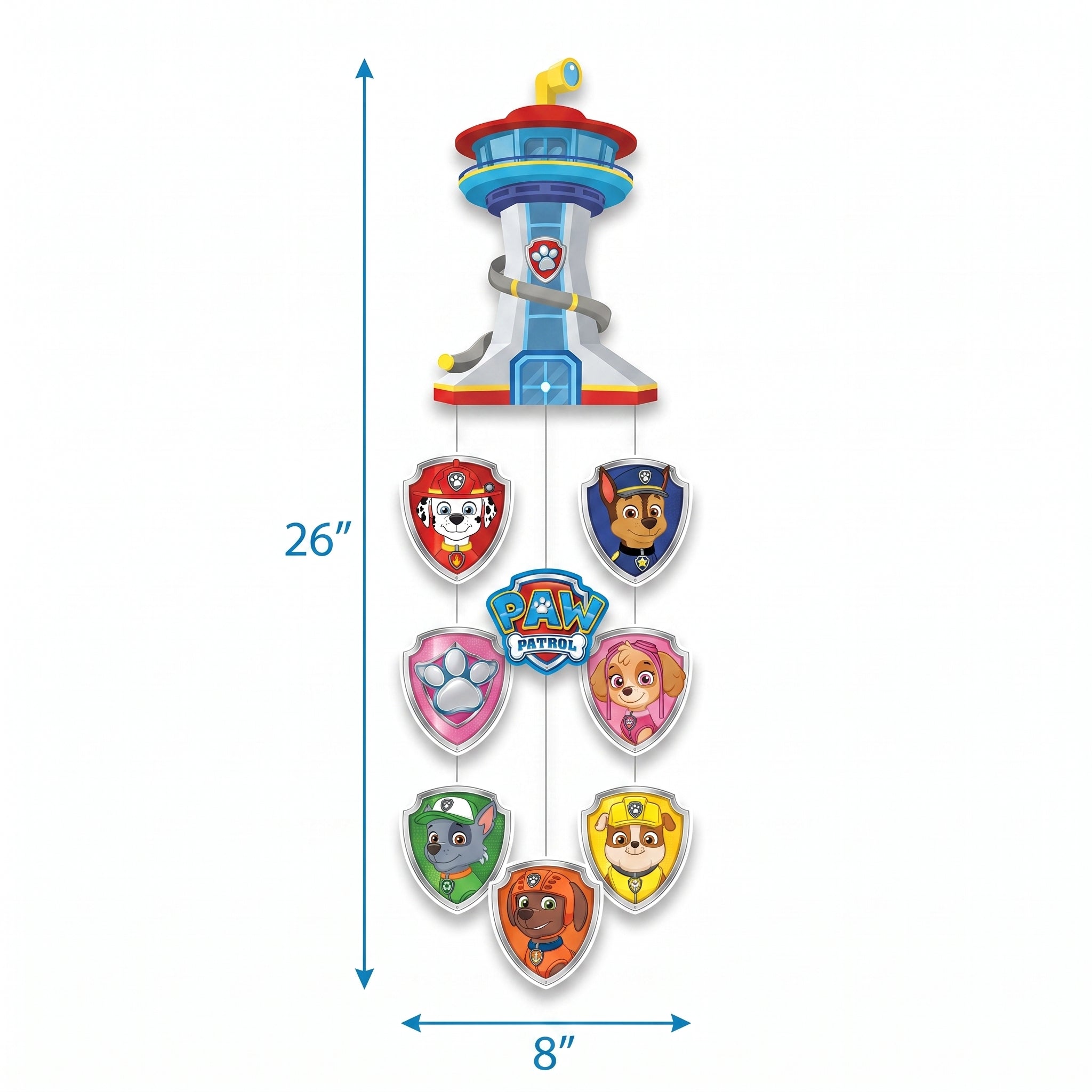 PAW Patrol Adventure String Hanging Decorations for Kids' Birthday Party