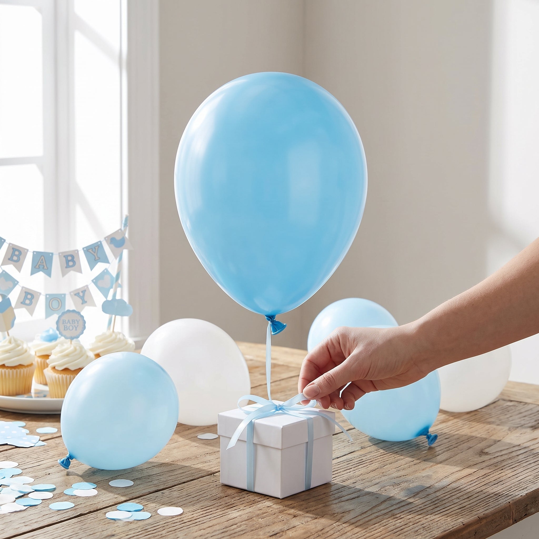 Tranquil Blue Latex Balloons - 50ct, 5"