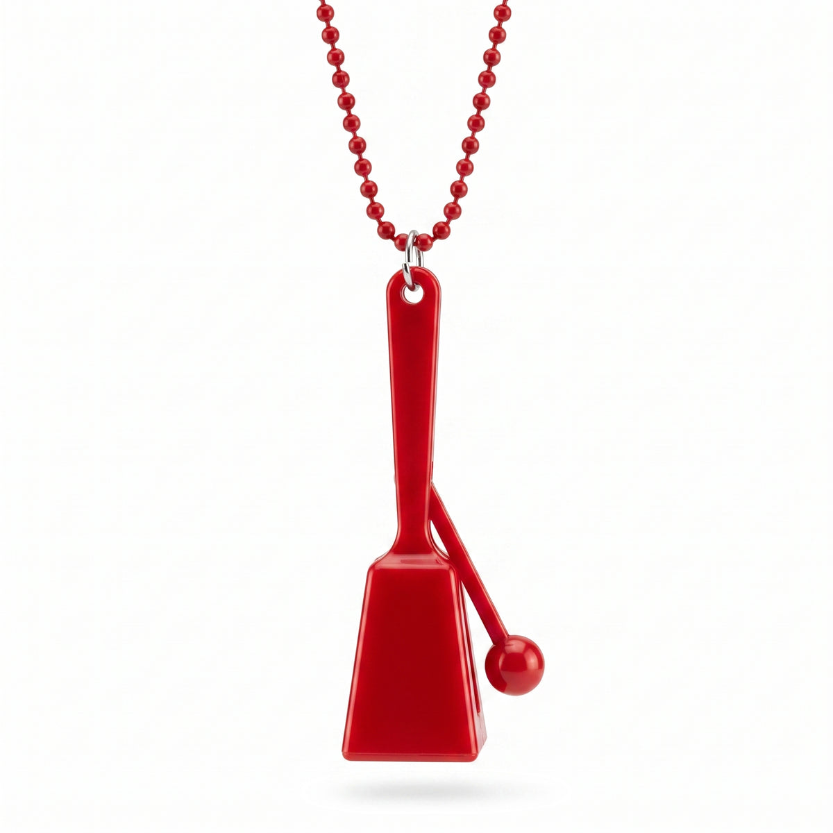 Red Clacker Necklace - Noisemaker