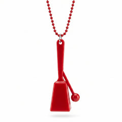 Red Clacker Necklace - Noisemaker