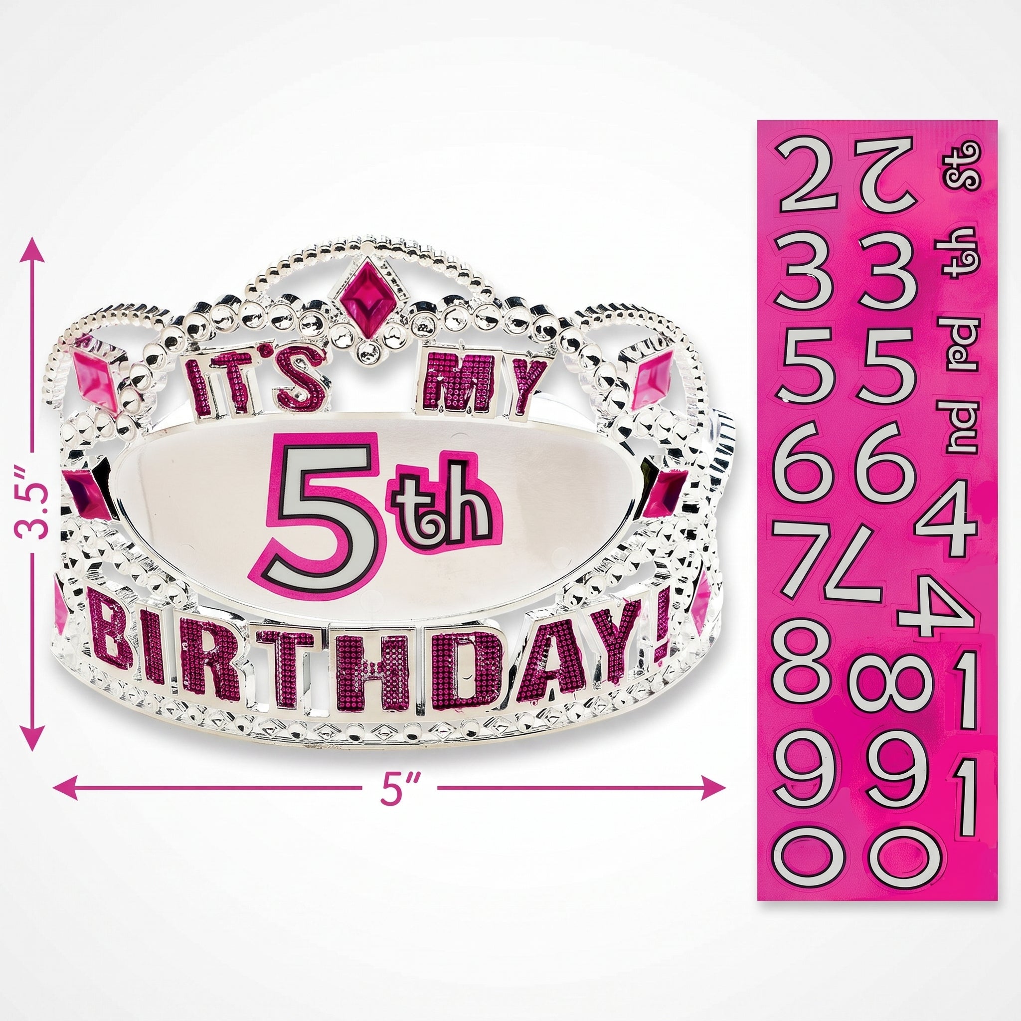 Customizable Birthday Tiara for Kids