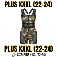 Women's Soldier Costume - Plus Size 3XL