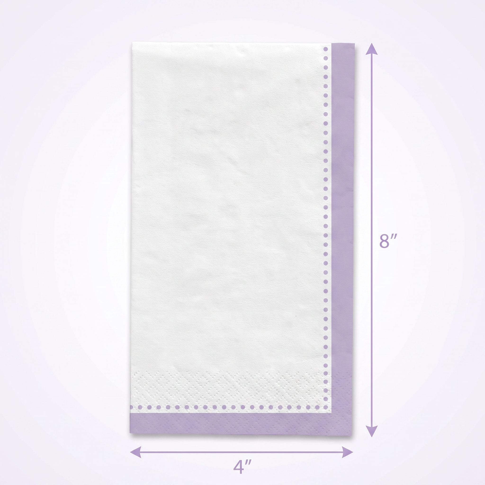 Lavender Premium Buffet Guest Towels - 8 In. x 4 In.
