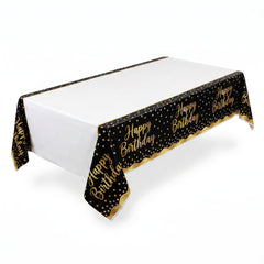 Colorful Confetti Plastic Table Cover