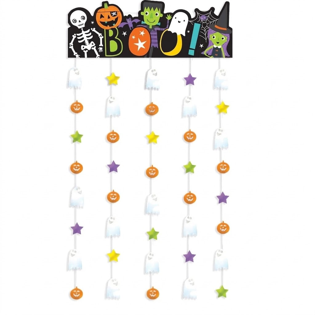 Hallo Friends Halloween Door Curtain