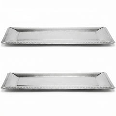 Silver Catering Serve Tray - Set of 3 (15.75 Inch)