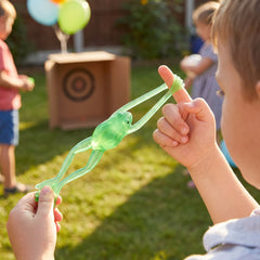 Colorful Frog Flinger Toy Favors - Pack of 24