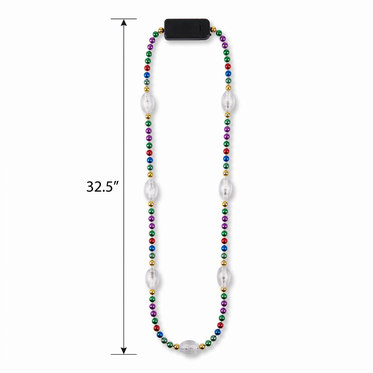 Rainbow Light-Up Bead Necklace