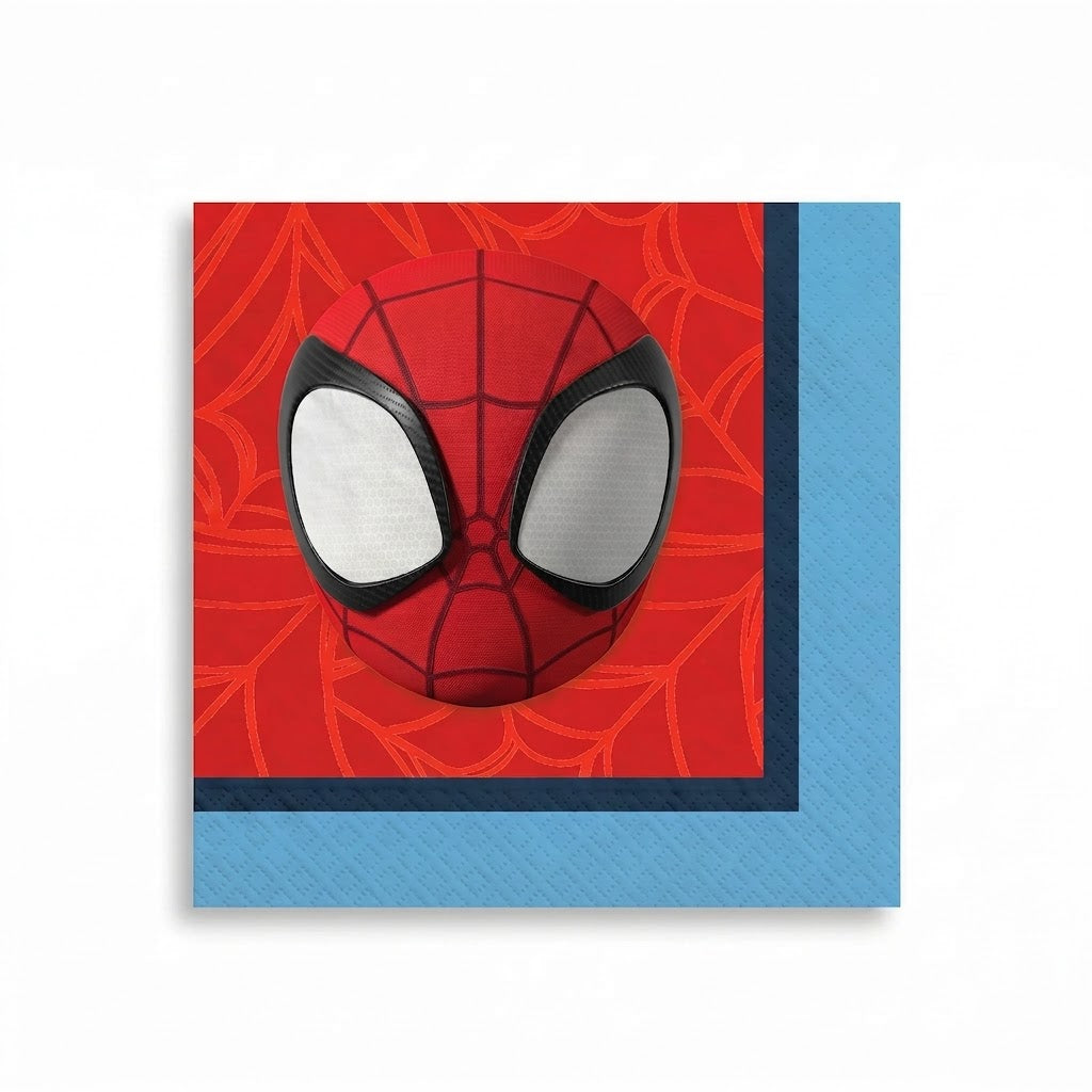 Marvel Spidey and His Amazing Friends Beverage Napkins - 16 Pack - 5 In. X 5 In.