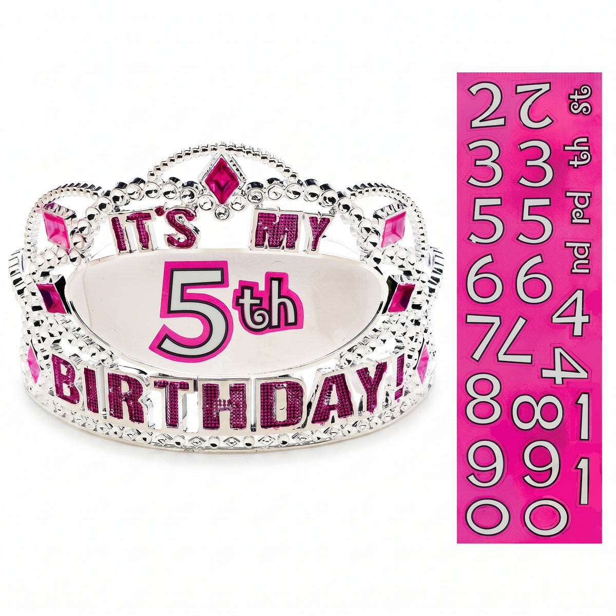 Customizable Birthday Tiara for Kids