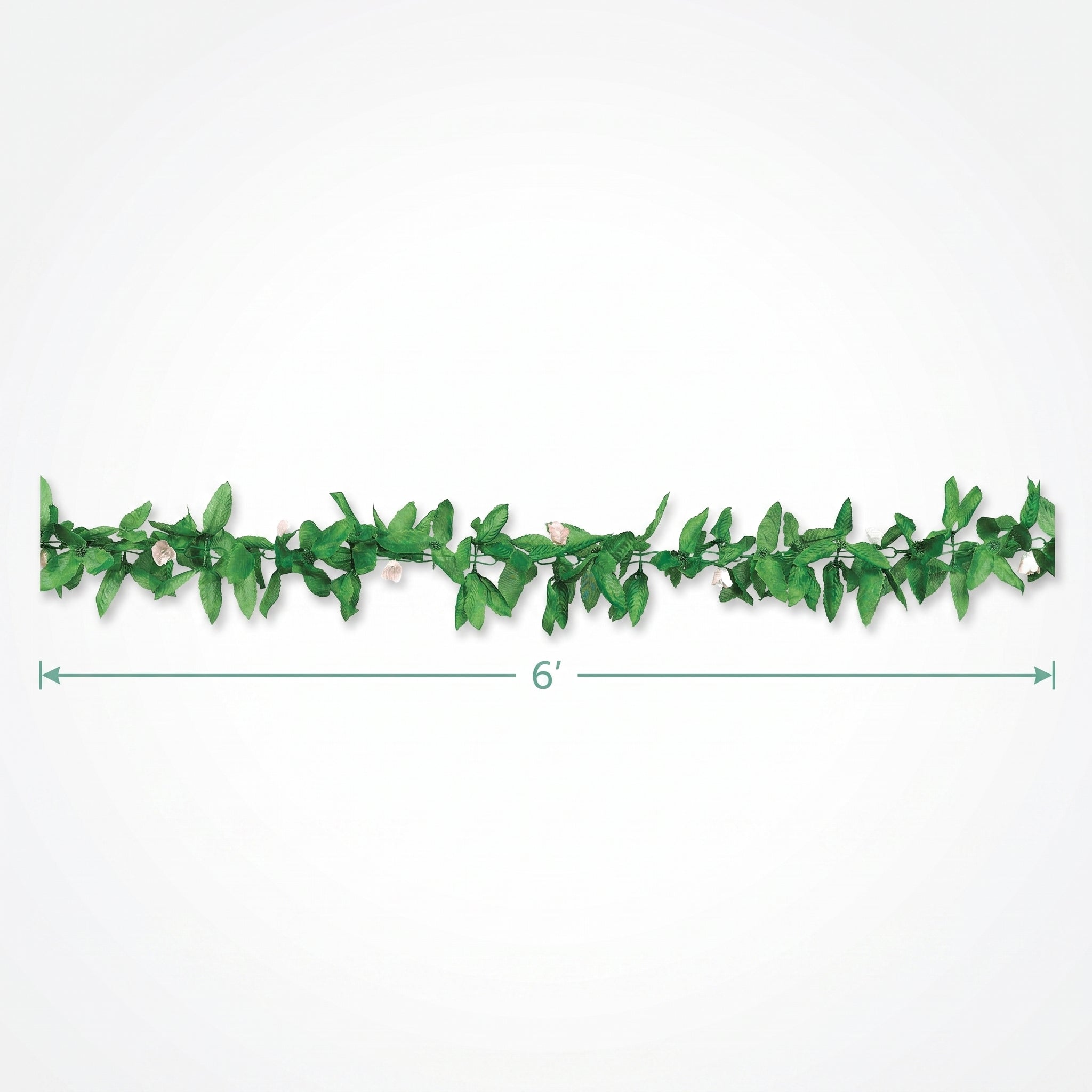 Love & Leaves Wedding Fabric Garland - 6 ft