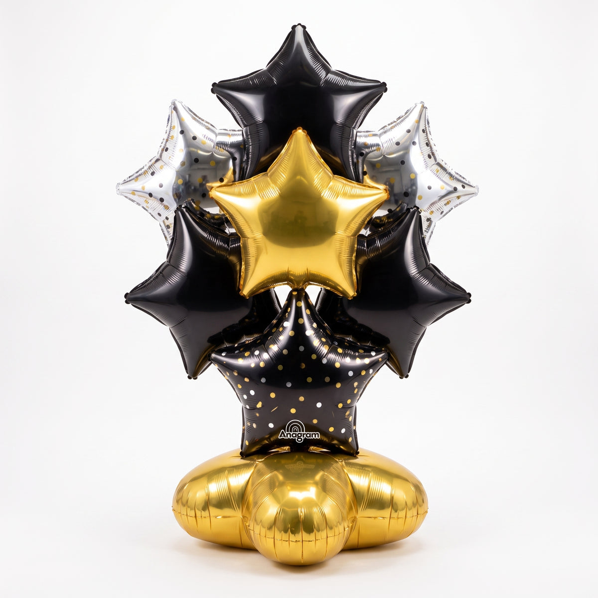 Star Cluster Black Metallic AirLoonz Balloon