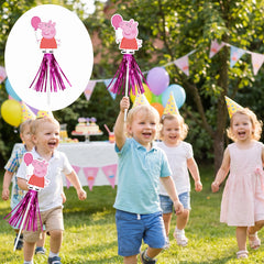 Peppa Pig Magical Party Paper Wands - 8 Pack