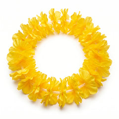 Vibrant Yellow Lei - 40" Tropical Accessory
