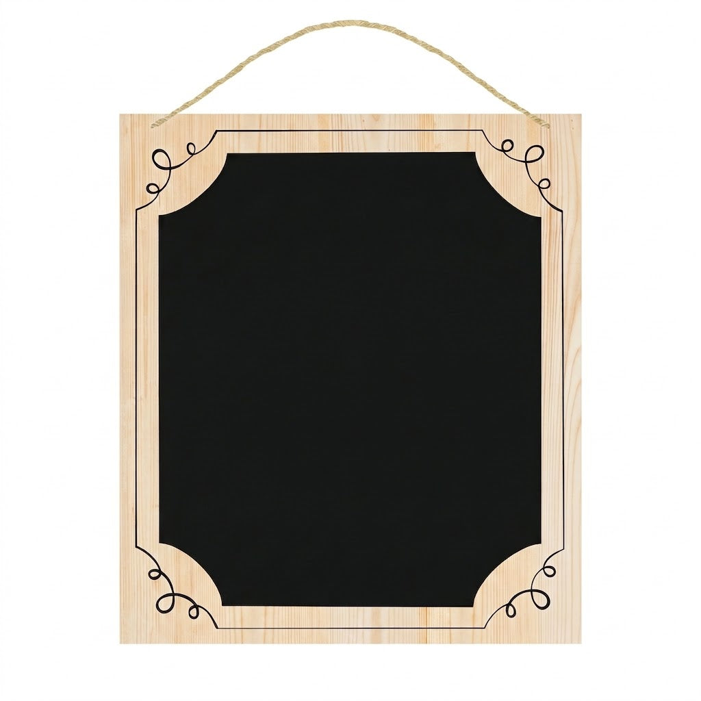 Rustic Wood Framed Large Chalkboard Sign