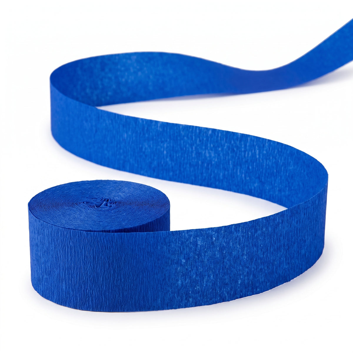 Royal Blue Crepe Streamers - 81ft