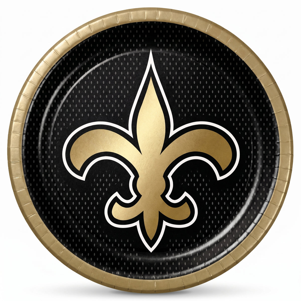 New Orleans Saints 7" Round Paper Plates