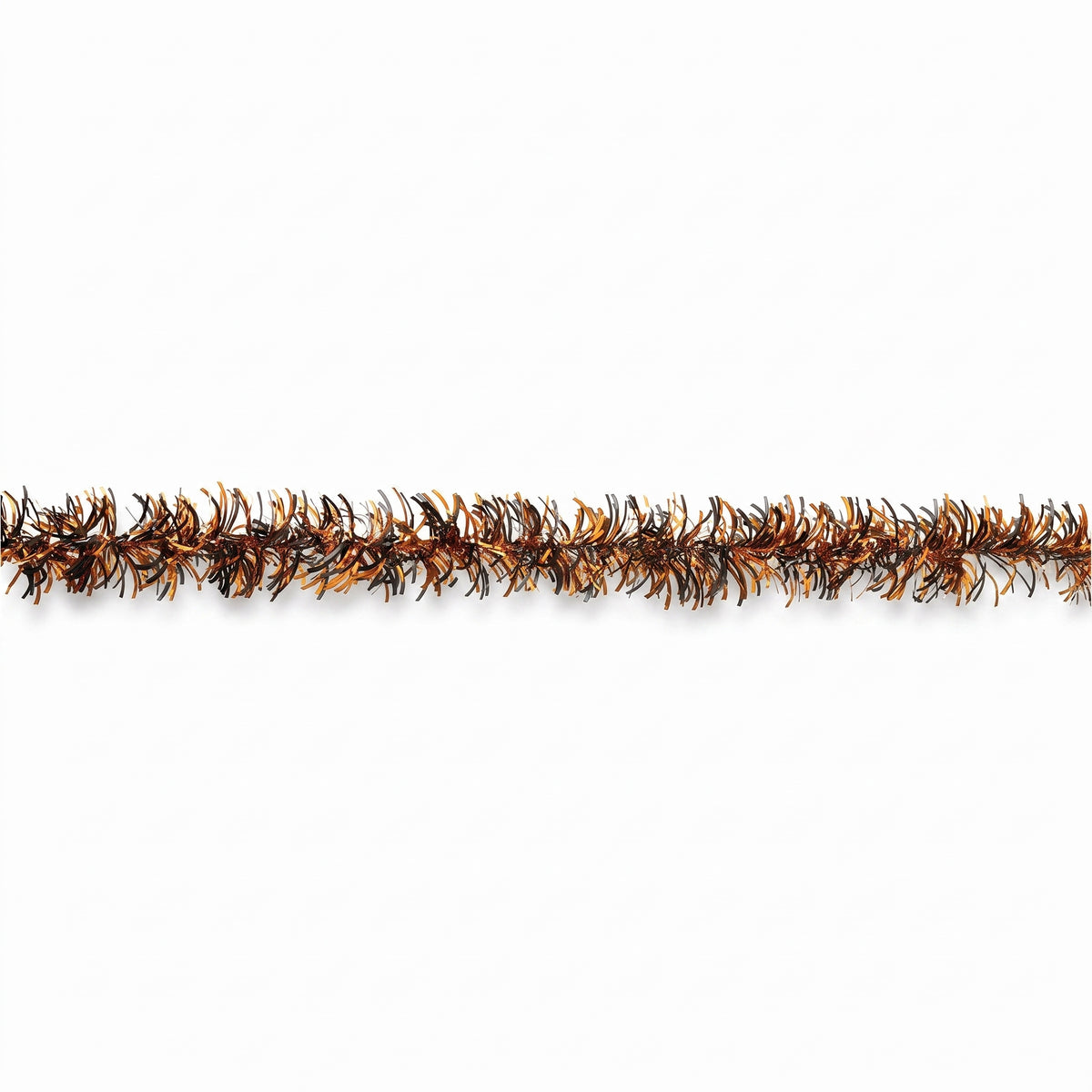 Black & Orange Halloween Tinsel Garland - 9ft