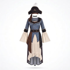 Elegant Posh Pirate Women's Halloween Costume - Adult L (10-12)