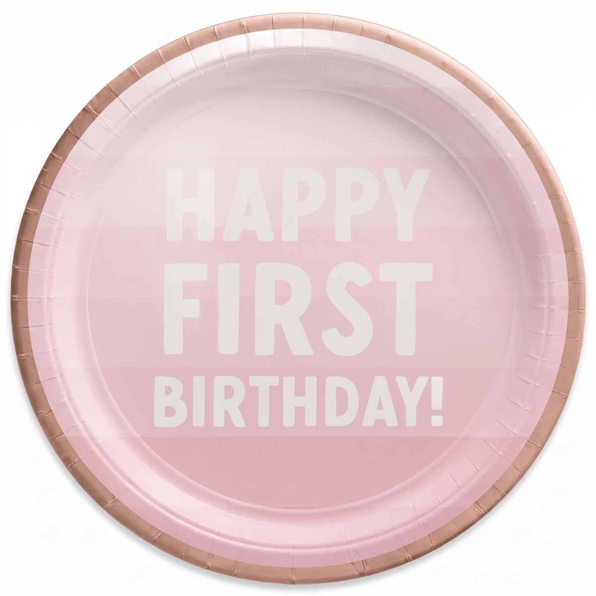 Baby's First Birthday 7" Round Paper Plates