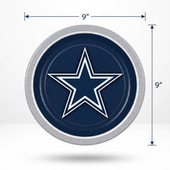 Dallas Cowboys 9" Round Paper Plates