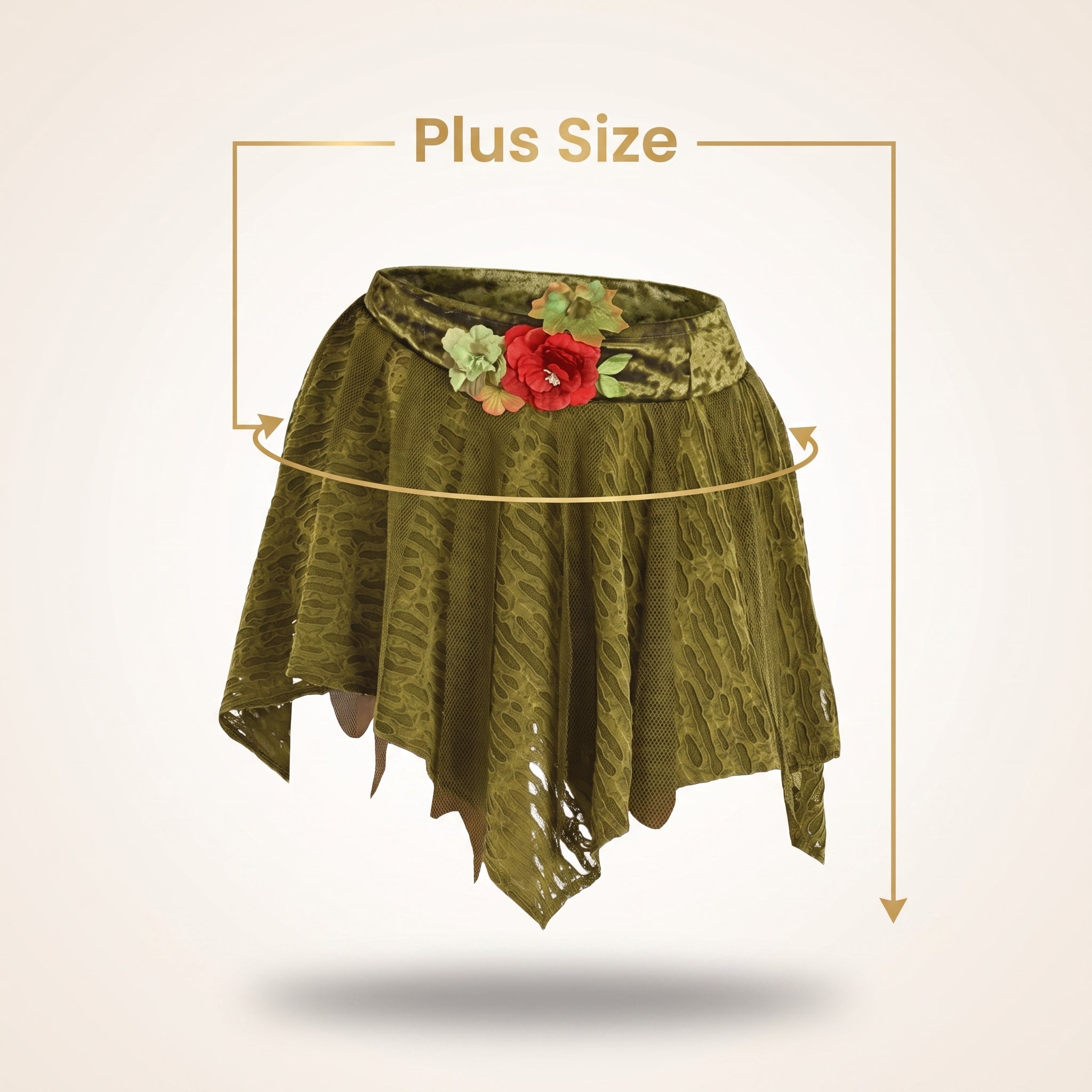 Enchanting Woodland Fairy Skirt - Plus Size