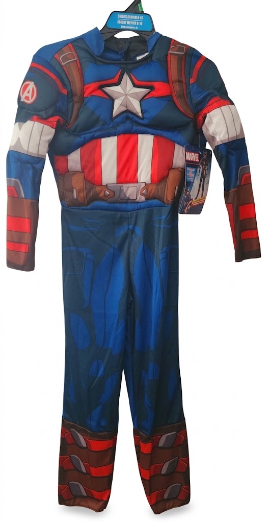 Marvel Captain America Boys Halloween Costume - Child M (8-10)