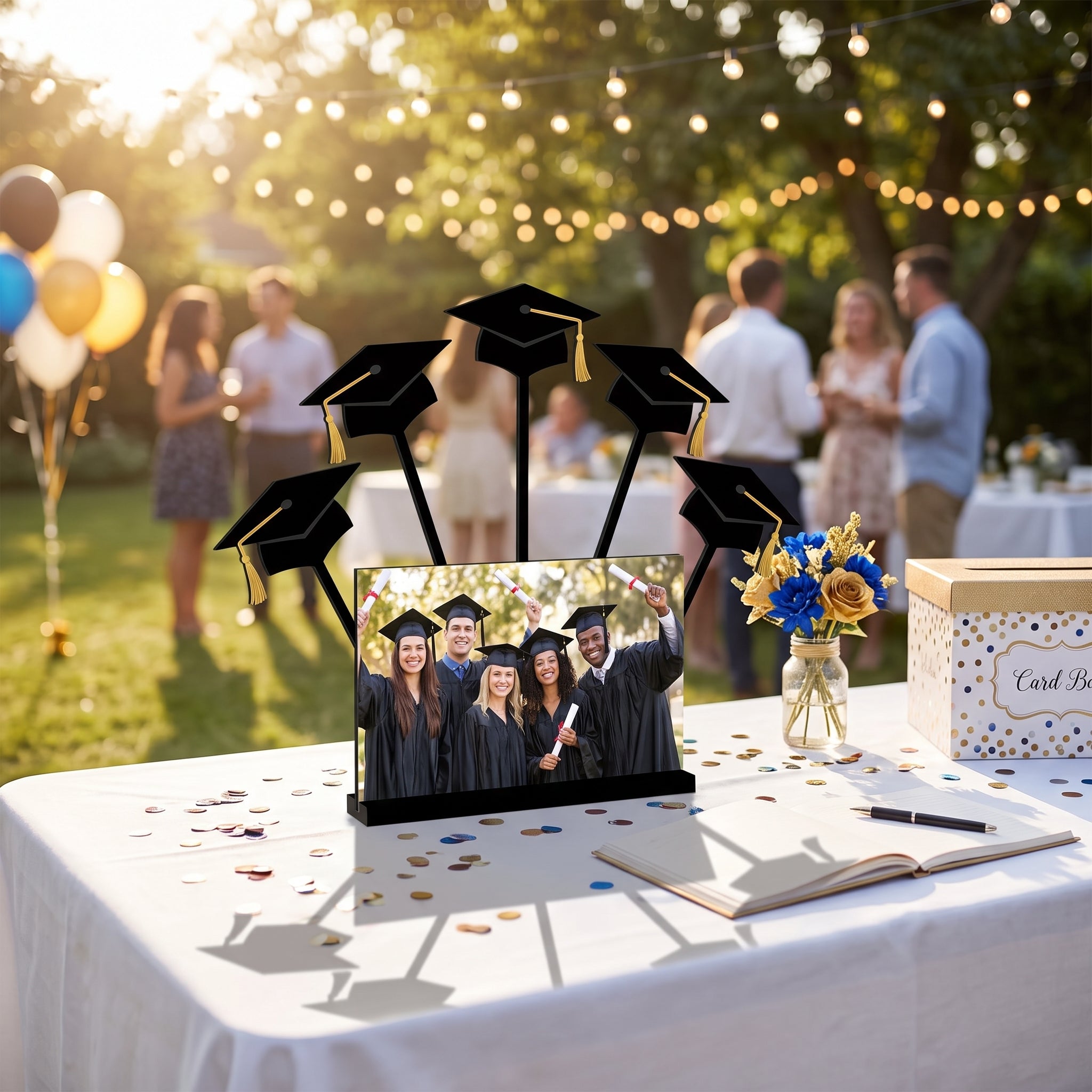 Graduation Photo Display MDF Stand-Up Sign