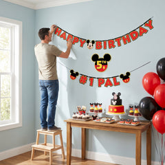 Mickey Mouse Forever Personalized Birthday Banner Kit