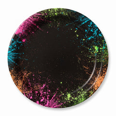 Iridescent Glow 7-Inch Party Plates