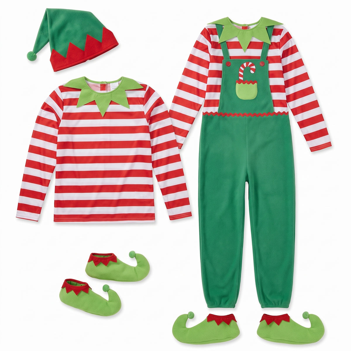 Children's Unisex Elf Costume - Festive Holiday Attire