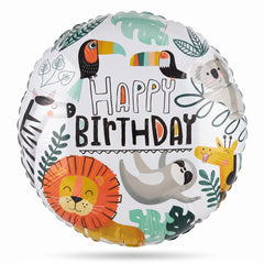 Get Wild Jungle Birthday Foil Balloon