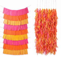Vibrant Summer Throwback Fringe Wall Decor Kit