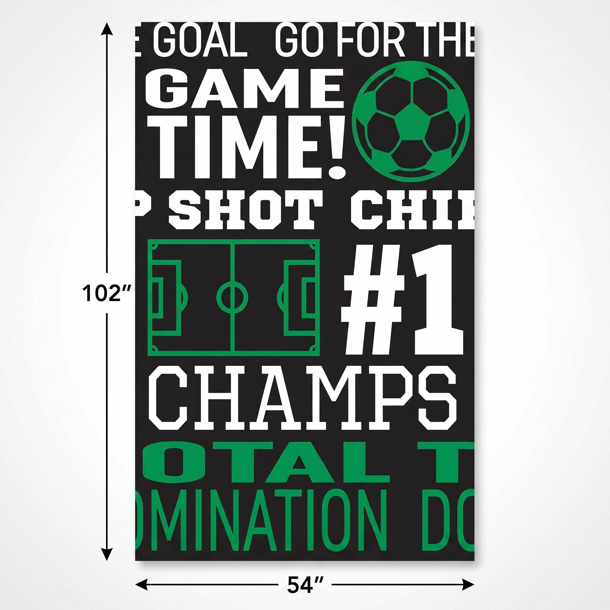 Goal Getter Soccer Table Cover - Plastic, 54" x 102"