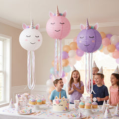 Enchanted Unicorn Hanging Lanterns - 3 Pack
