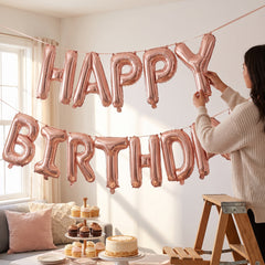 Rose Gold Foil Letter Y Balloon