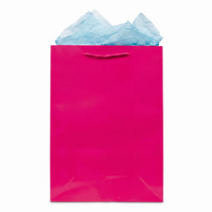Extra Large Glossy Magenta Gift Bag