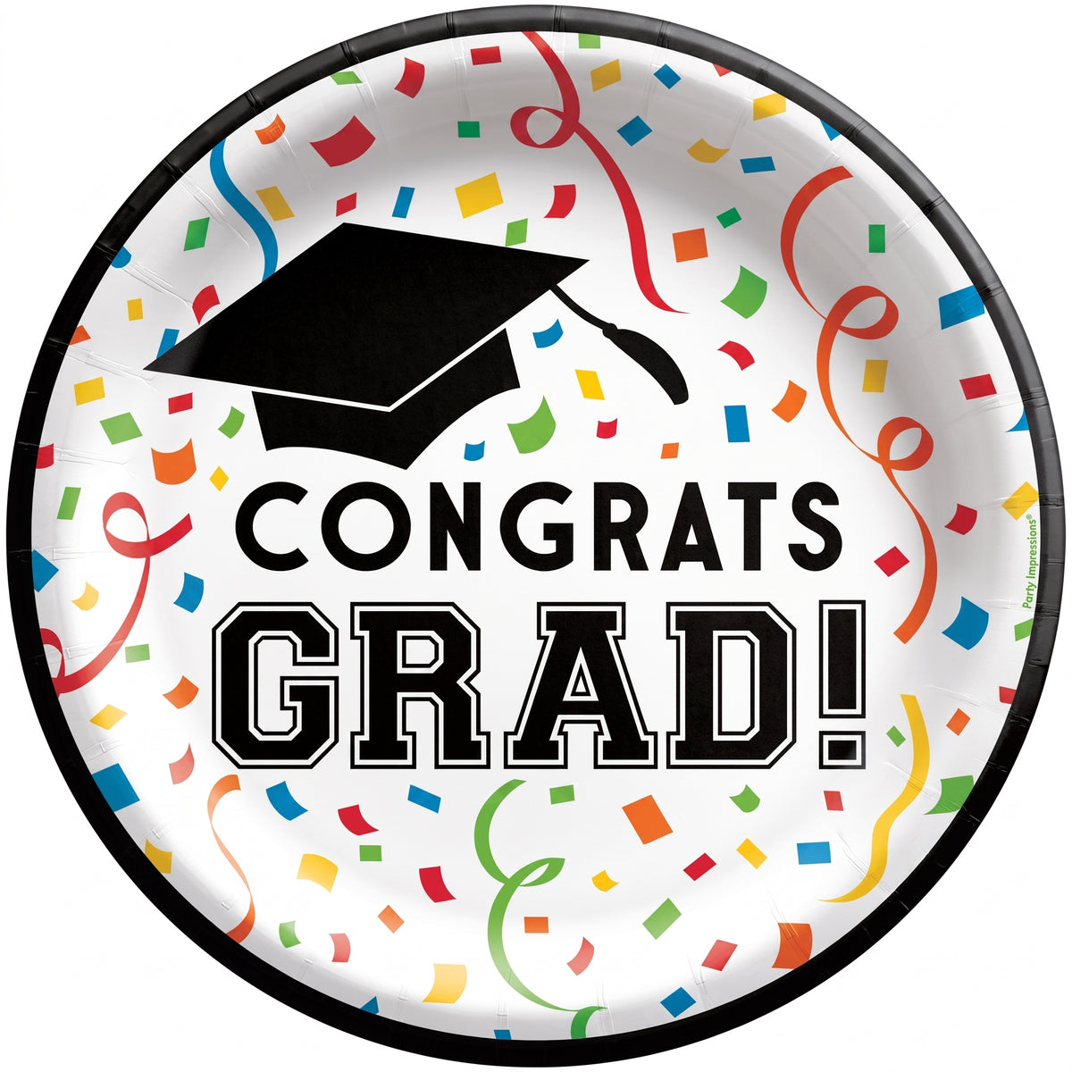 Congrats Grad 8.5" Paper Plates