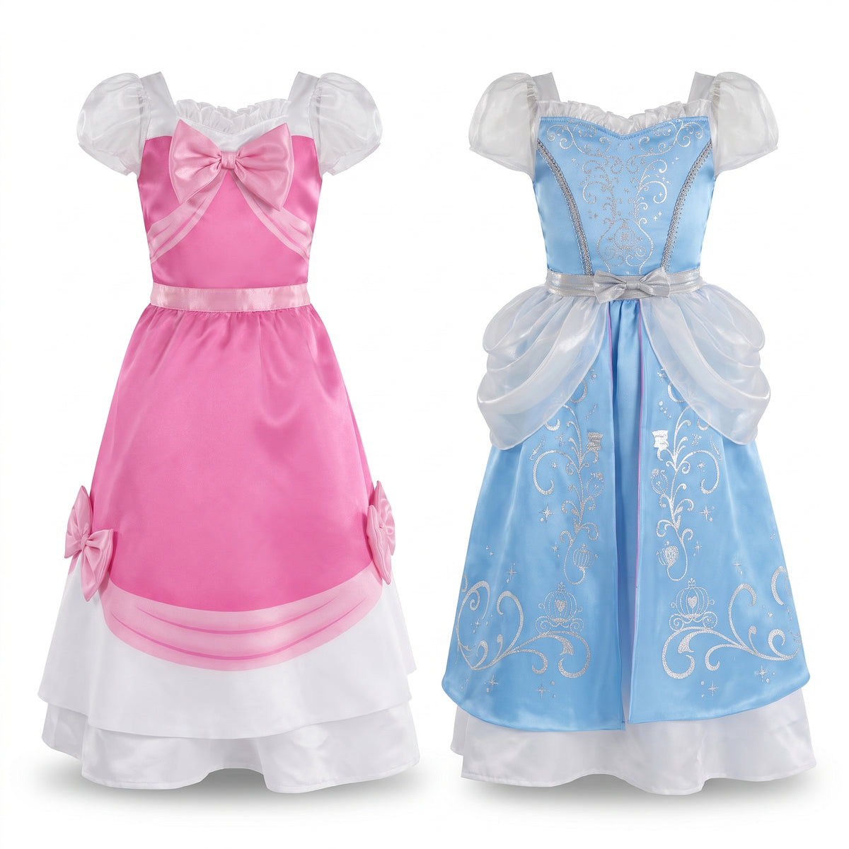 Enchanting Cinderella Princess Costume for Girls - Medium