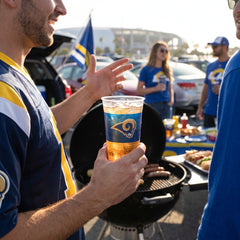 Los Angeles Rams 16oz Plastic Cups - 25 Pack