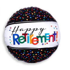 Happy Retirement Confetti Foil Balloon