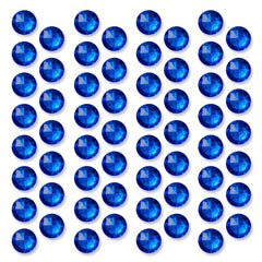 Royal Blue Hair Gems Set - 50 Pieces