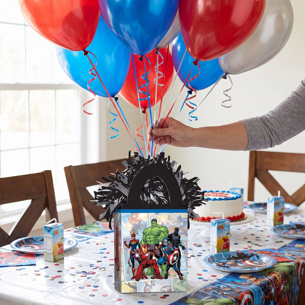 Marvel Avengers Powers Unite Balloon Weight Tote Accessory