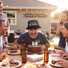"Over the Hill" Fatigue Novelty Birthday Bucket Hat
